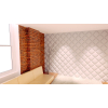 Walled 3D falpanel 01 Rombus 60x60cm