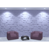 Walled 3D falpanel 29 Tetra-A 60x60cm
