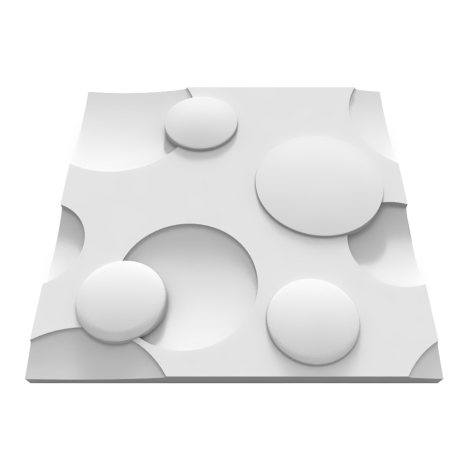 Walled 3D falpanel 09 Bubble 60x60cm