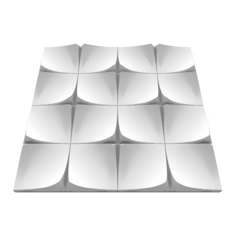 Walled 3D falpanel 16 Stars 60x60cm