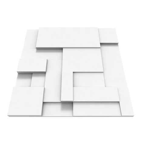 Walled 3D falpanel 30 Tetra-B 60x60cm