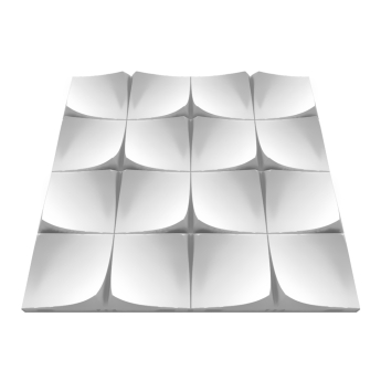 Walled 3D falpanel 16 Stars 60x60cm