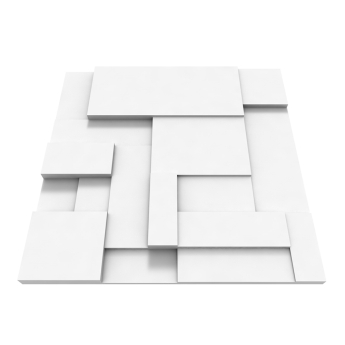 Walled 3D falpanel 30 Tetra-B 60x60cm