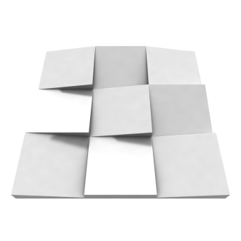 Walled 3D falpanel 27 Dice-B 60x60cm