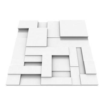Walled 3D falpanel 29 Tetra-A 60x60cm